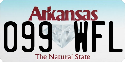 AR license plate 099WFL