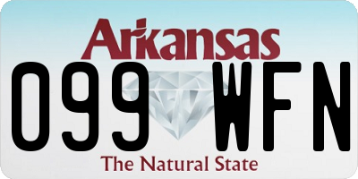 AR license plate 099WFN