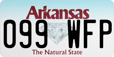 AR license plate 099WFP