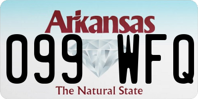 AR license plate 099WFQ
