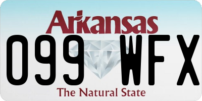 AR license plate 099WFX