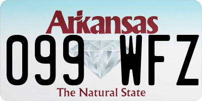 AR license plate 099WFZ