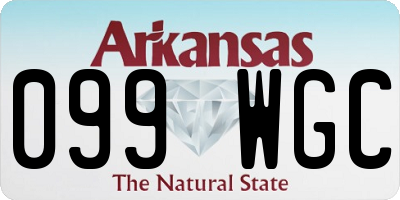AR license plate 099WGC