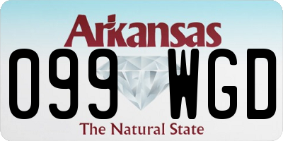 AR license plate 099WGD