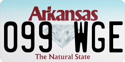 AR license plate 099WGE