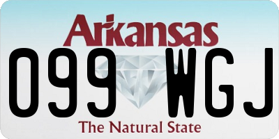 AR license plate 099WGJ
