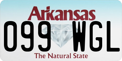 AR license plate 099WGL