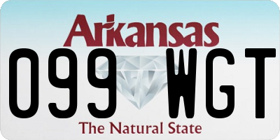AR license plate 099WGT