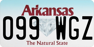 AR license plate 099WGZ