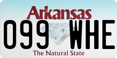 AR license plate 099WHE