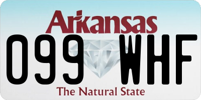 AR license plate 099WHF