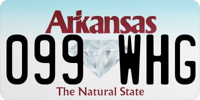 AR license plate 099WHG