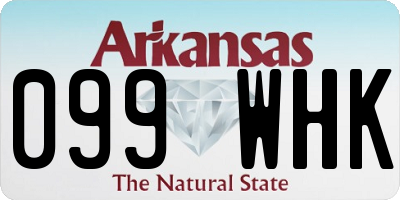 AR license plate 099WHK