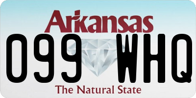 AR license plate 099WHQ