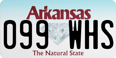 AR license plate 099WHS