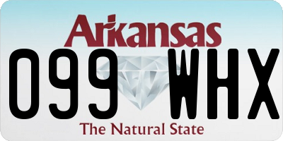 AR license plate 099WHX