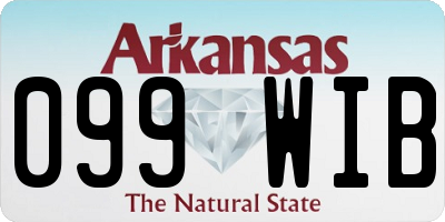 AR license plate 099WIB
