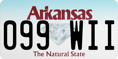 AR license plate 099WII