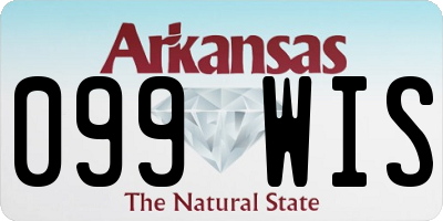 AR license plate 099WIS