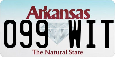 AR license plate 099WIT