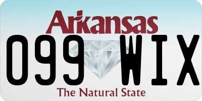 AR license plate 099WIX