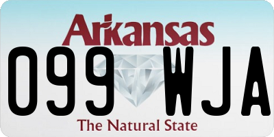 AR license plate 099WJA