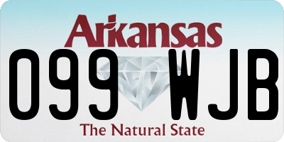 AR license plate 099WJB