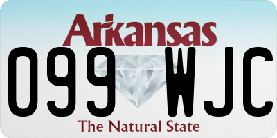 AR license plate 099WJC