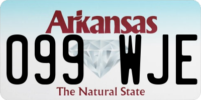 AR license plate 099WJE