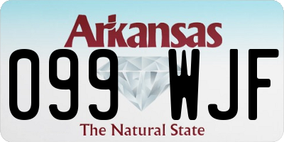 AR license plate 099WJF