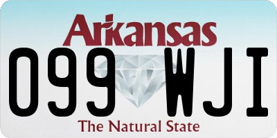 AR license plate 099WJI