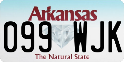 AR license plate 099WJK