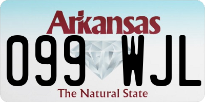 AR license plate 099WJL
