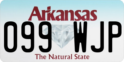 AR license plate 099WJP