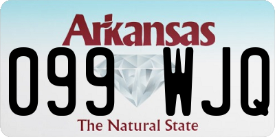 AR license plate 099WJQ