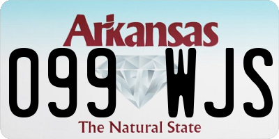 AR license plate 099WJS