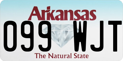 AR license plate 099WJT