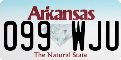 AR license plate 099WJU