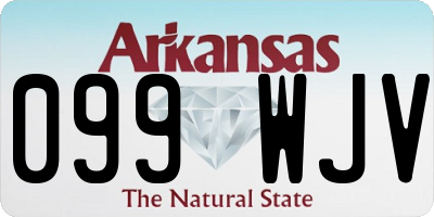 AR license plate 099WJV