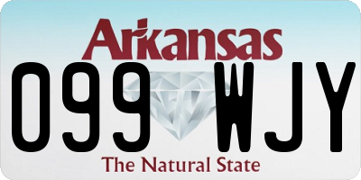 AR license plate 099WJY