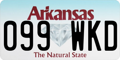AR license plate 099WKD