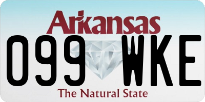 AR license plate 099WKE