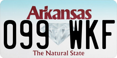 AR license plate 099WKF
