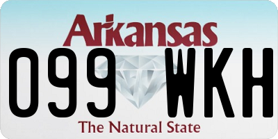 AR license plate 099WKH