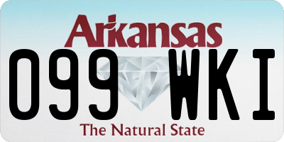 AR license plate 099WKI