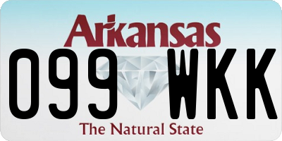 AR license plate 099WKK