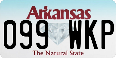 AR license plate 099WKP