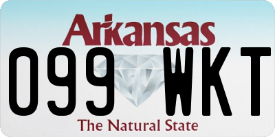AR license plate 099WKT