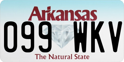 AR license plate 099WKV