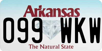 AR license plate 099WKW